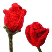 ODDknit Knitted Roses